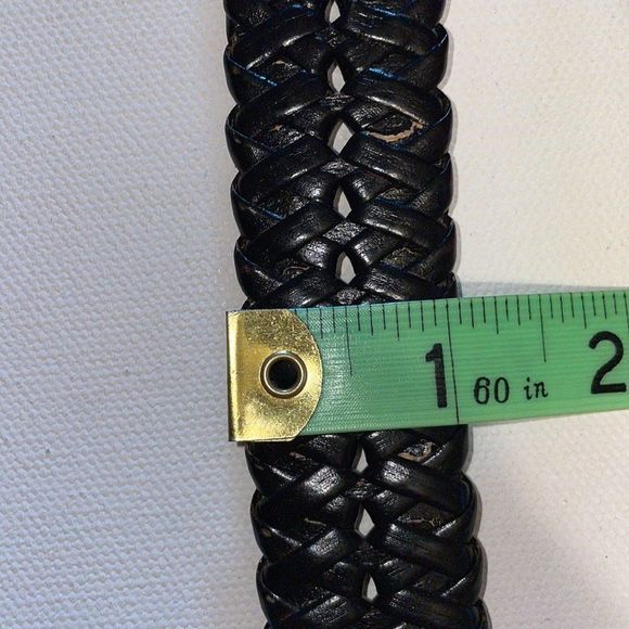 Vintage Men’s Braided Leather Belt - Picture 8 of 9